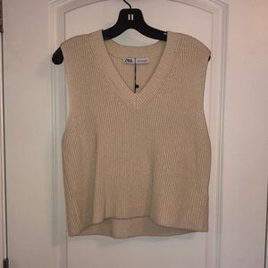 Zara Knit Vest Sweater *WITH TAGS*